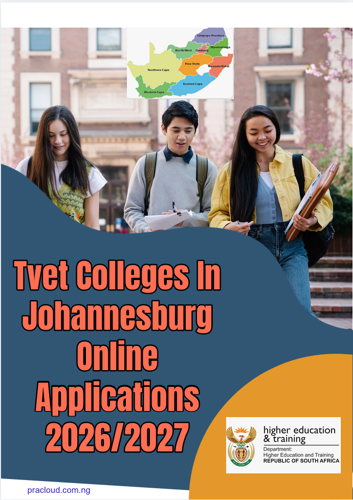 Tvet Colleges In Johannesburg Online Applications 2026/2027