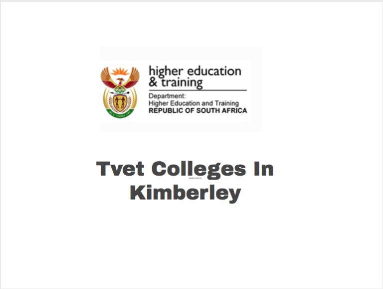 Tvet Colleges In Kimberley