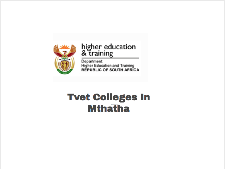 Tvet Colleges In Mthatha