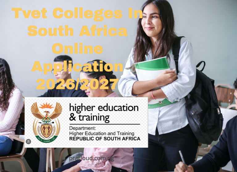 Tvet Colleges In South Africa Online Application 2026:2027