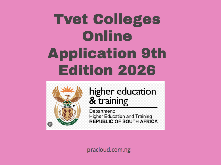 Tvet Colleges Online Application 9th Edition 2026