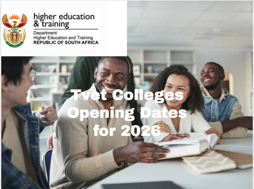 Tvet Colleges Opening Dates for 2026