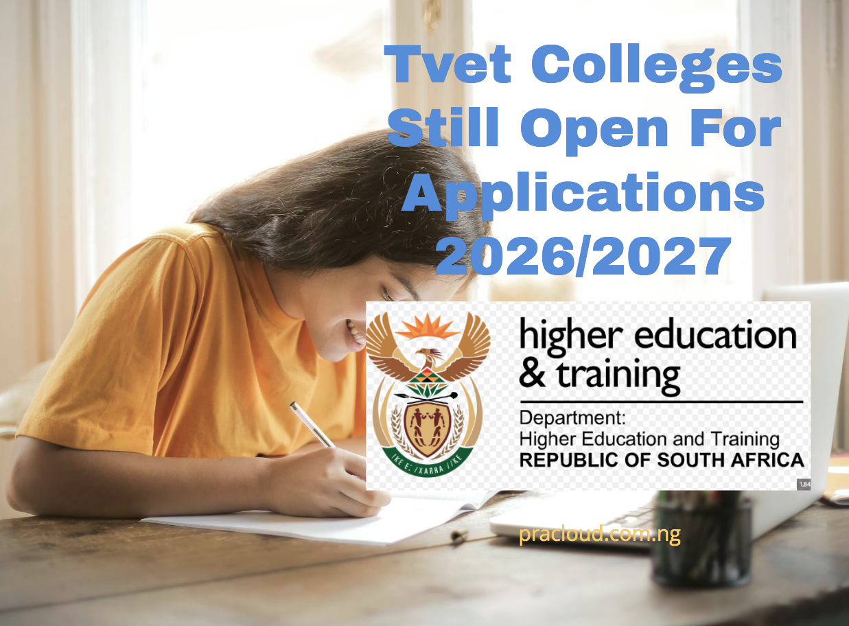 Tvet Colleges Still Open For Applications 2026:2027
