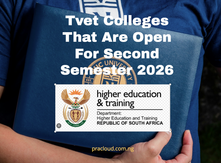 Tvet Colleges That Are Open For Second Semester 2026