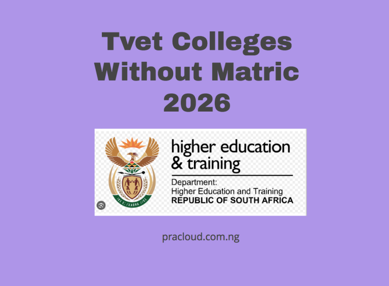Tvet Colleges Without Matric 2026