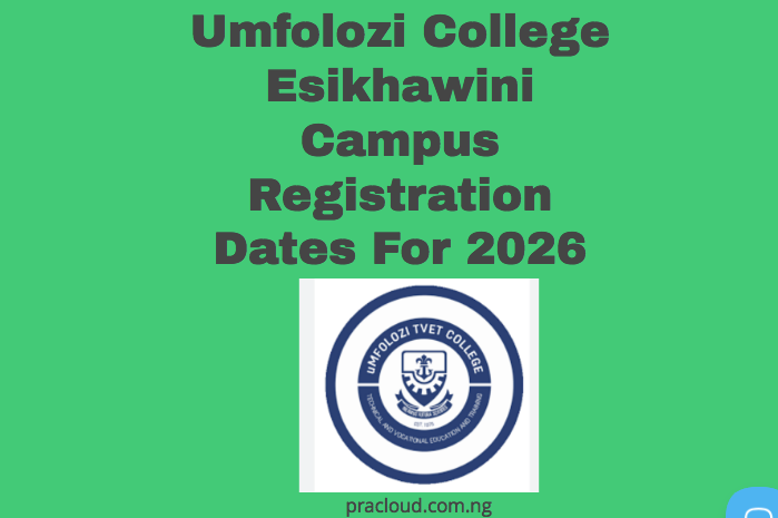 Umfolozi College Esikhawini Campus Registration Dates For 2026