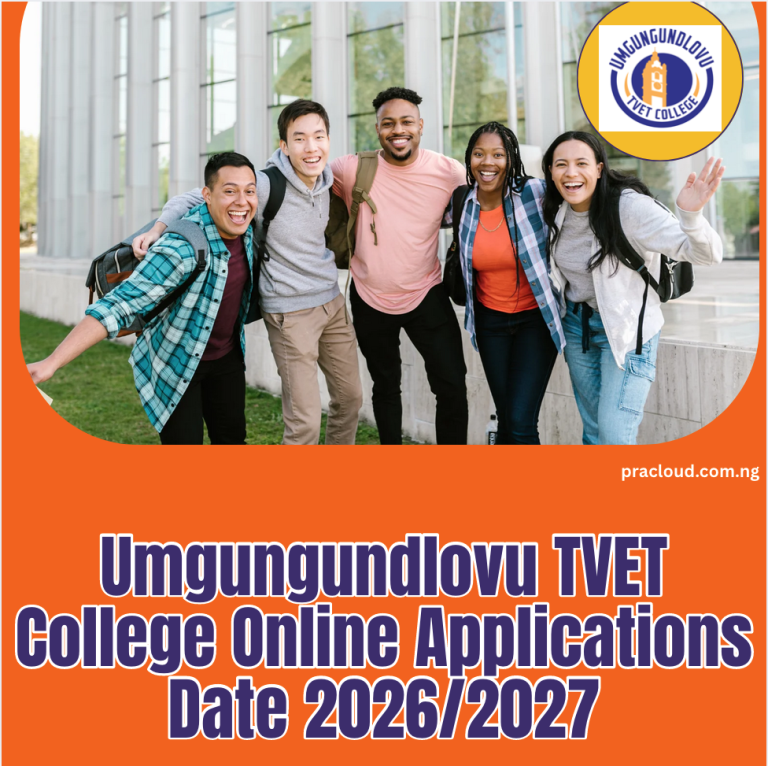 Umgungundlovu TVET College Online Applications Date 2026:2027