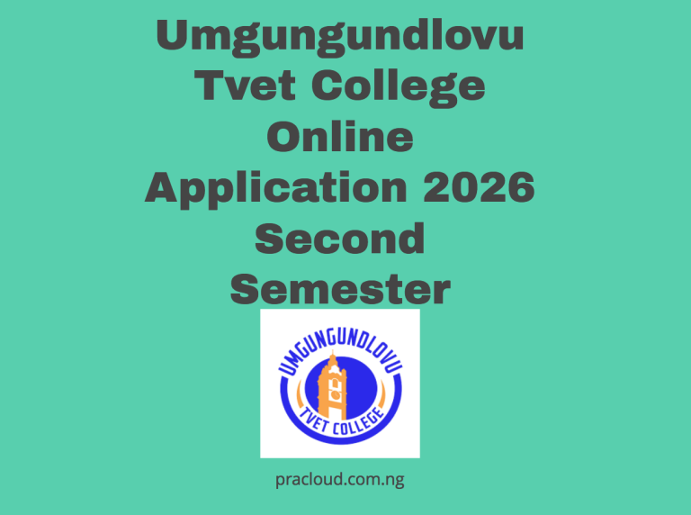 Umgungundlovu Tvet College Online Application 2026 Second Semester