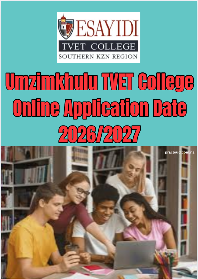 Umzimkhulu TVET College Online Application Date 2026/2027
