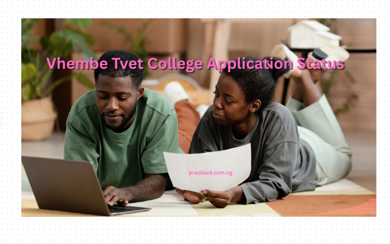 Vhembe Tvet College Application Status