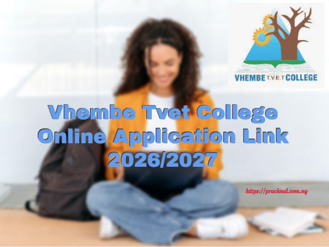 Vhembe Tvet College Online Application Link 2026/2027
