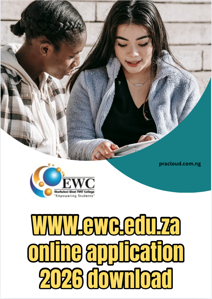 WWW.ewc.edu.za online application 2026 download