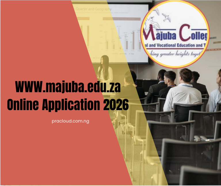 WWW.majuba.edu.za Online Application 2026