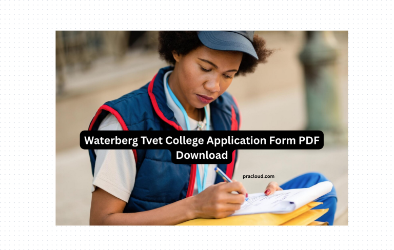 Waterberg Tvet College Application Form PDF Download