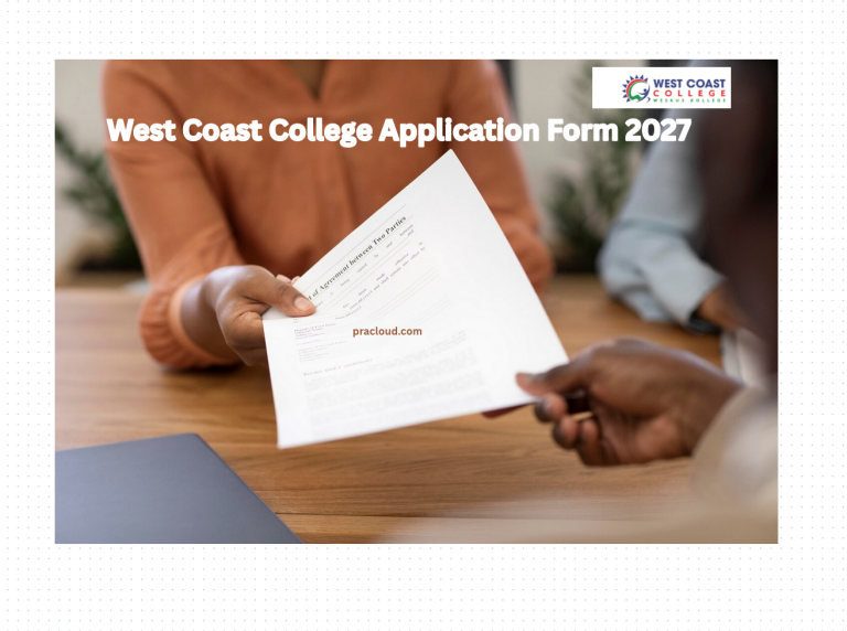 West Coast College Application Form 2027