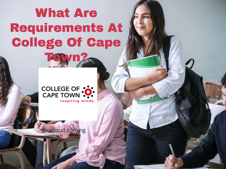 What Are Requirements At College Of Cape Town?
