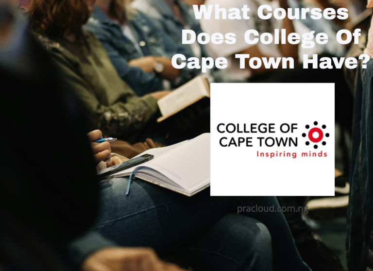 What Courses Does College Of Cape Town Have?