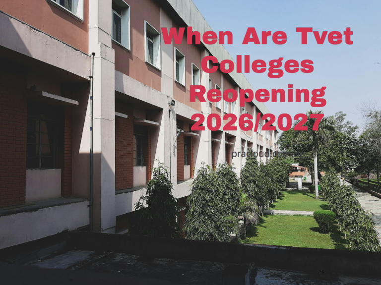 When Are Tvet Colleges Reopening 2026:2027