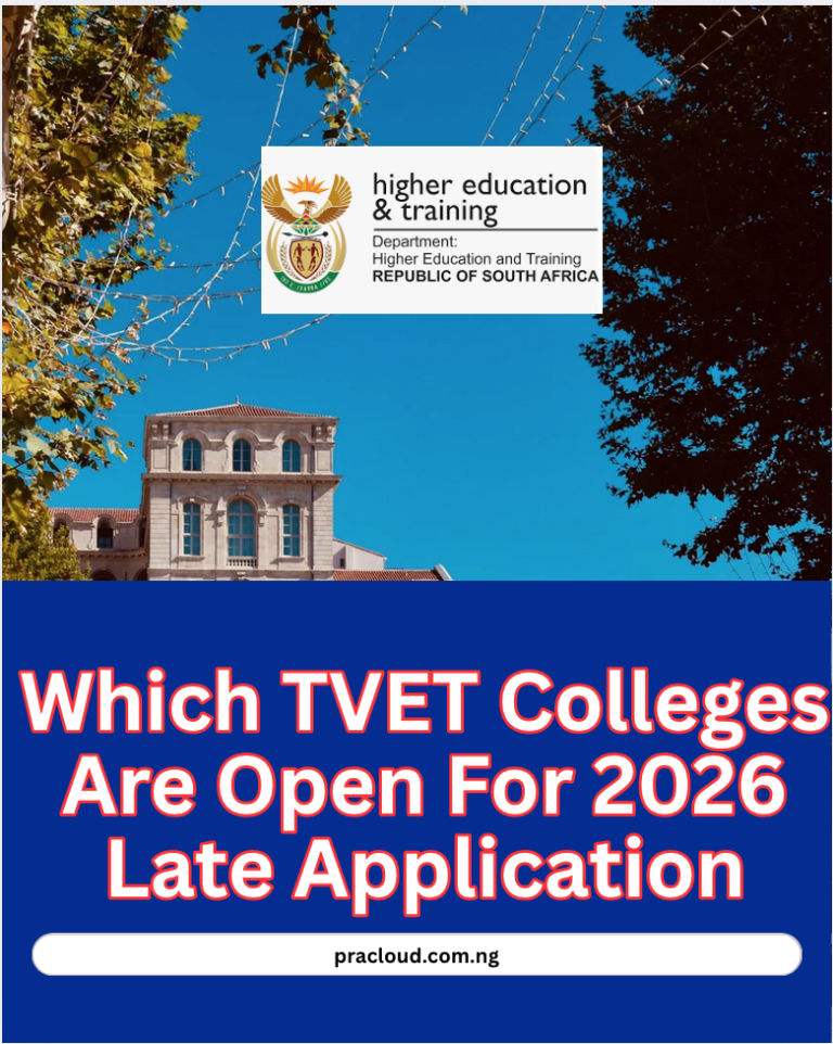 Which TVET Colleges Are Open For 2026 Late Application