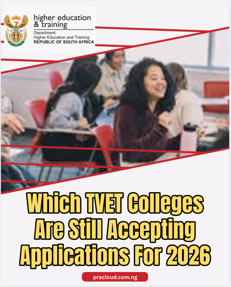 Which TVET Colleges Are Still Accepting Applications For 2026