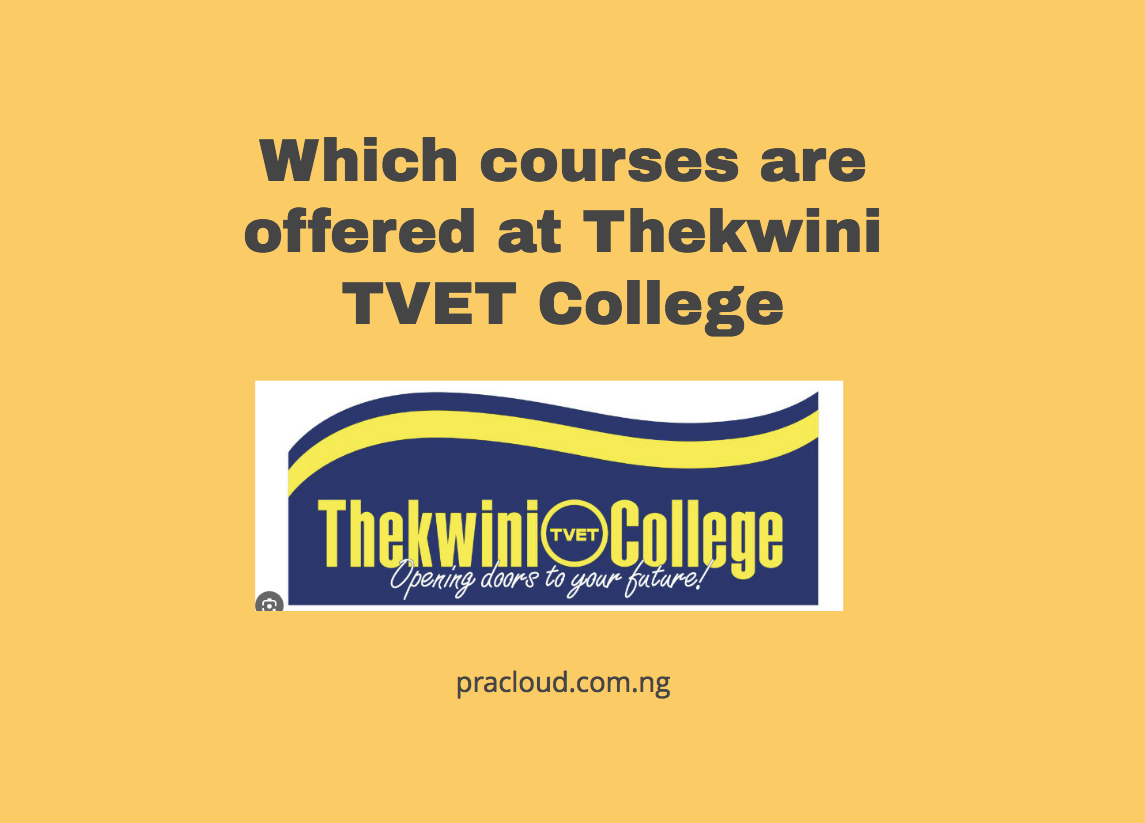 Which courses are offered at Thekwini TVET College