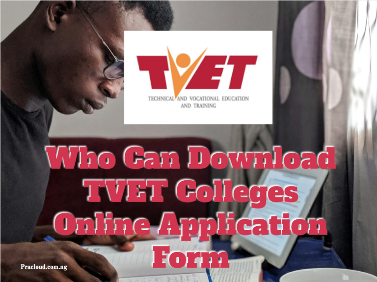 Who Can Download TVET Colleges Online Application Form