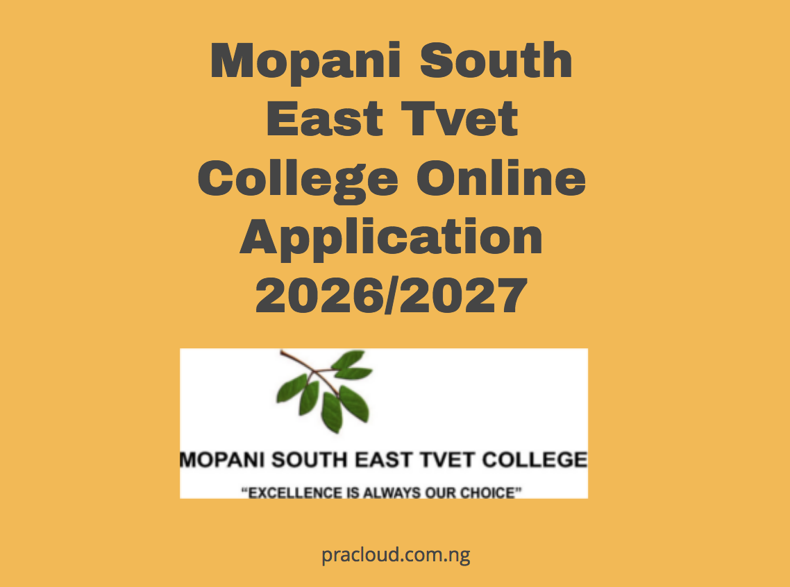 Mopani South East Tvet College Online Application 2026/2027