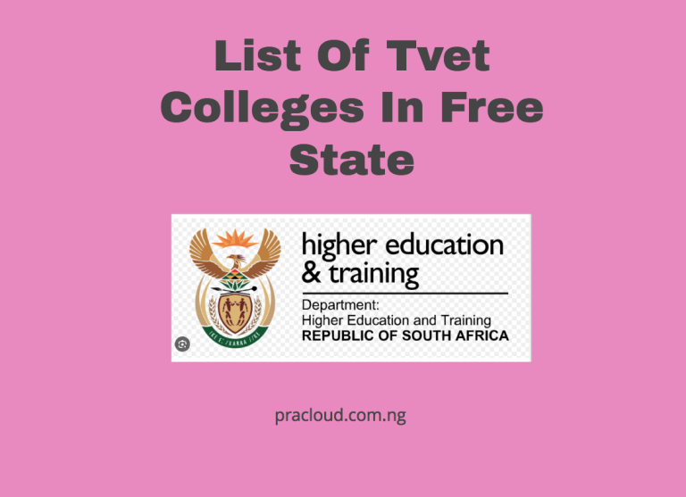 List Of Tvet Colleges In Free State