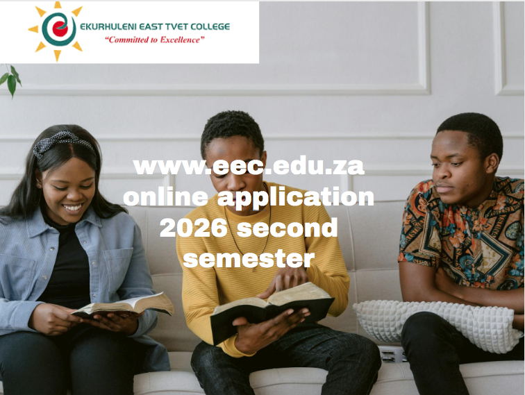 www.eec.edu.za online application 2026 second semester