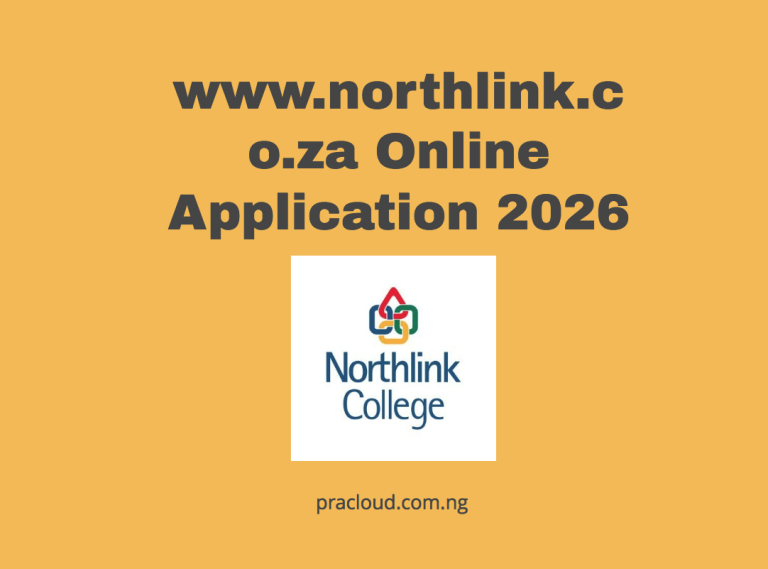 www.northlink.co.za Online Application 2026