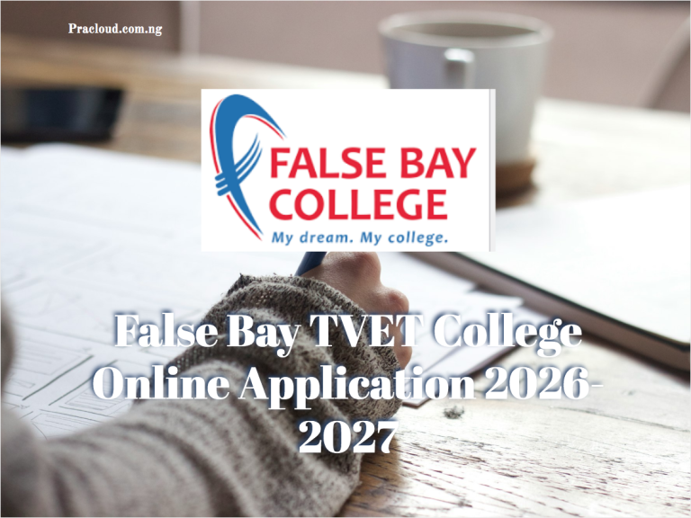 False Bay TVET College Online Application 2026-2027