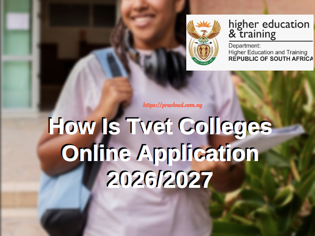 How Is Tvet Colleges Online Application 2026/2027