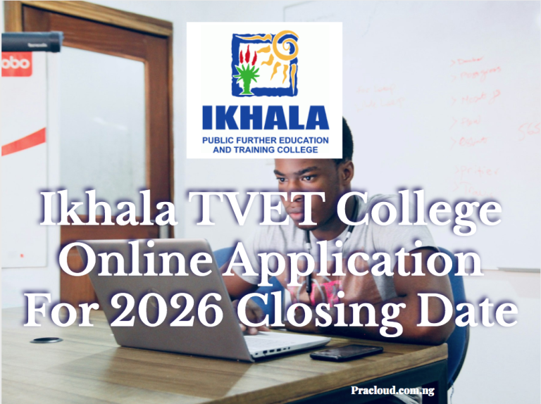 Ikhala TVET College Online Application For 2026 Closing Date