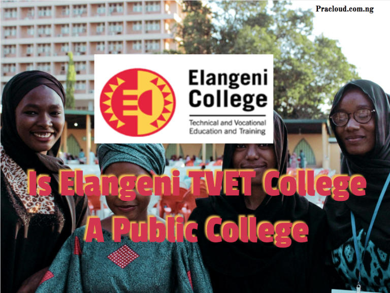 Is Elangeni TVET College A Public College