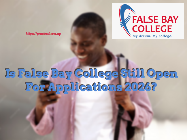 Is False Bay College Still Open For Applications 2026?