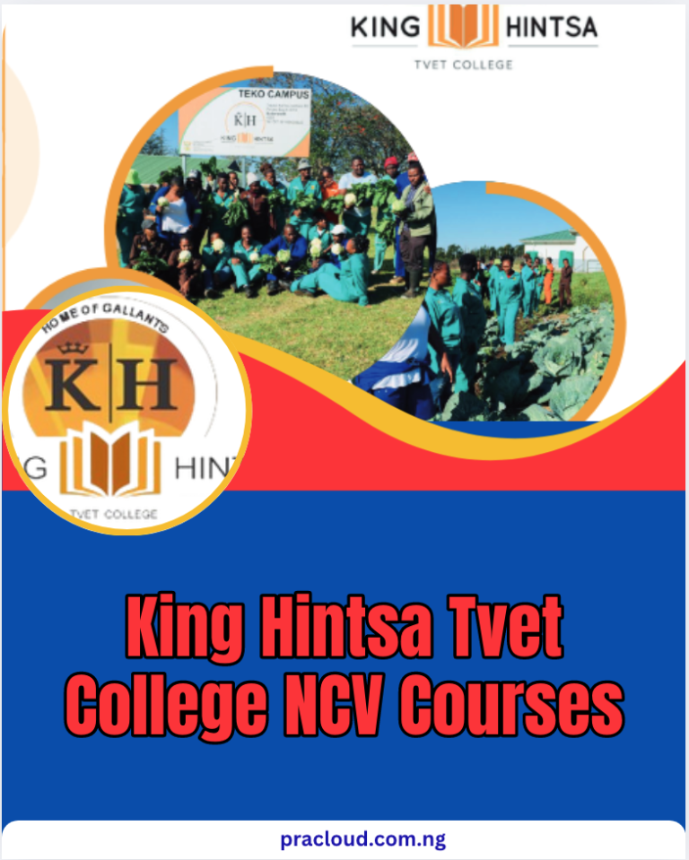 King Hintsa Tvet College NCV Courses
