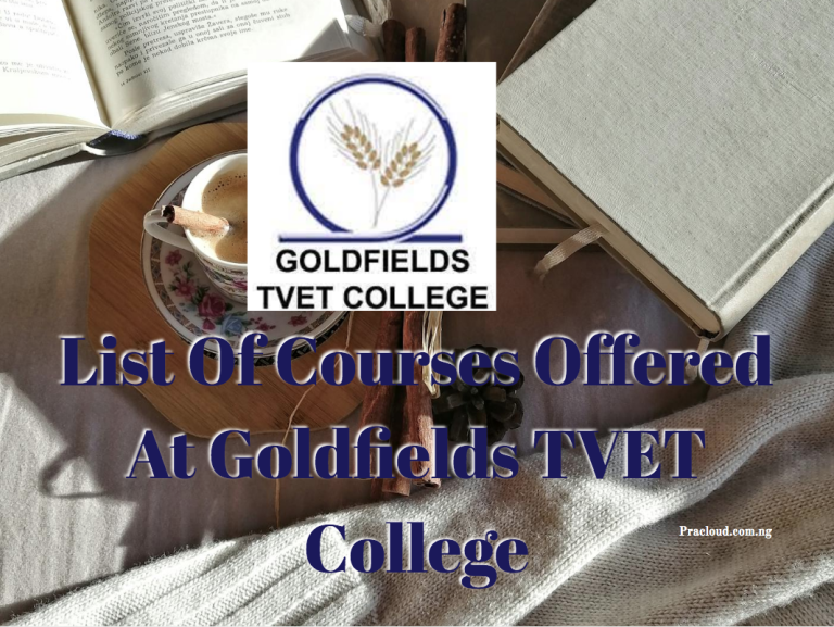List Of Courses Offered At Goldfields TVET College