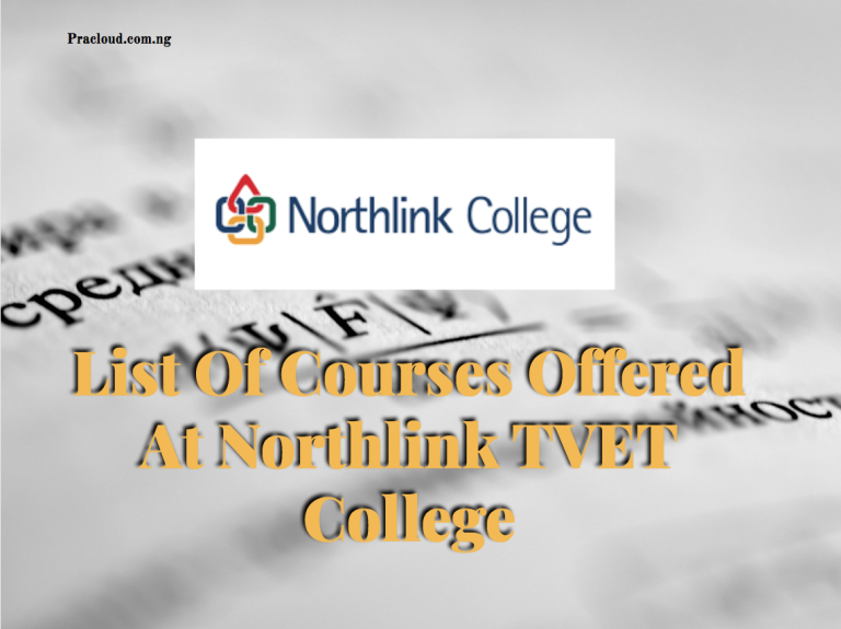 List Of Courses Offered At Northlink TVET College