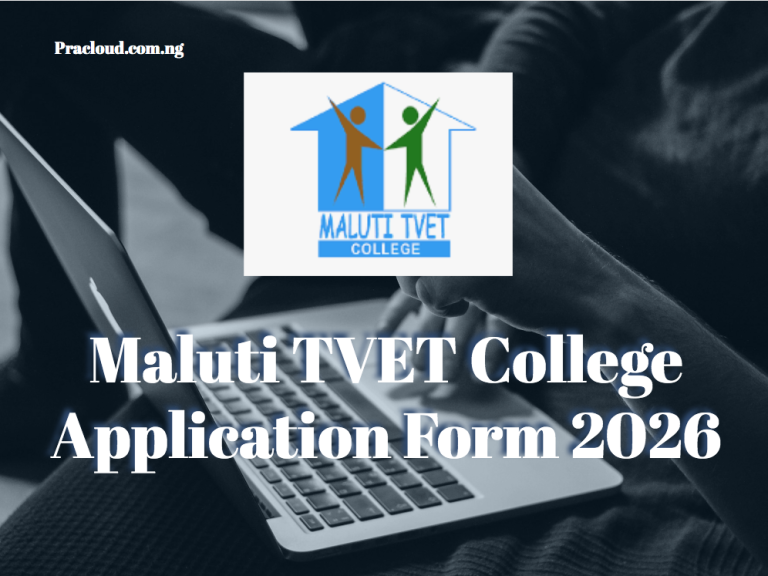 Maluti TVET College Application Form 2026