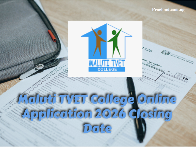 Maluti TVET College Online Application 2026 Closing Date
