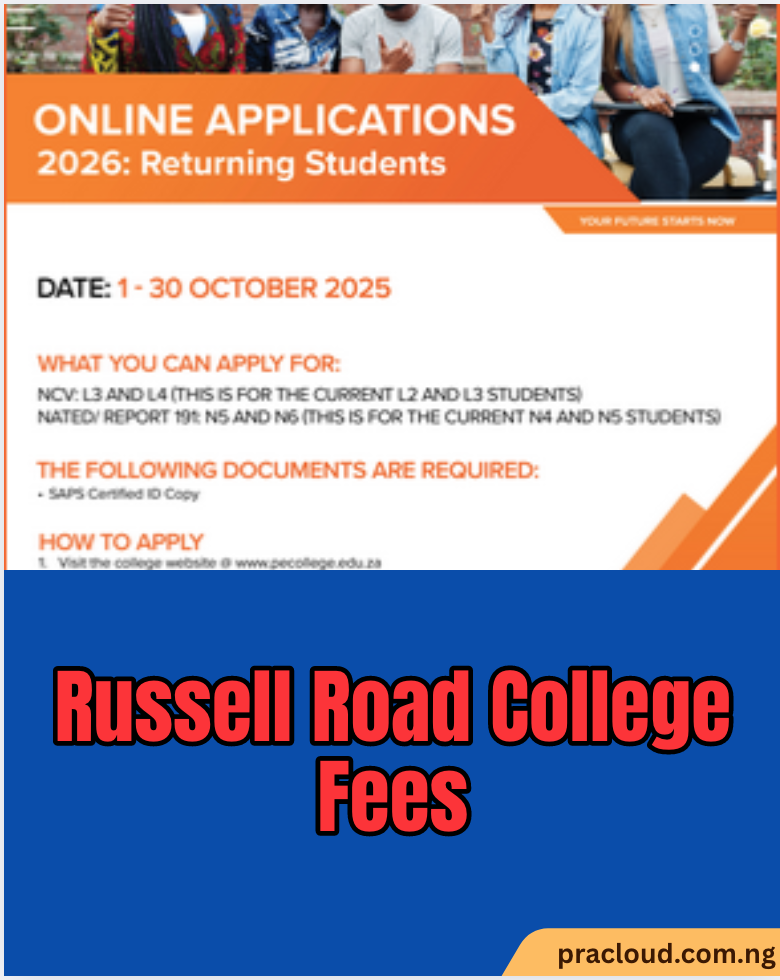 Russell Road College Fees