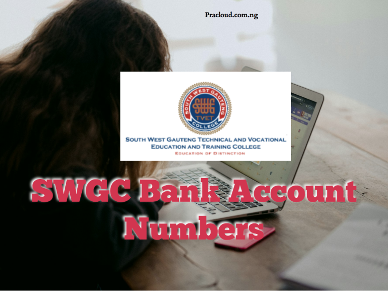 SWGC Bank Account Numbers