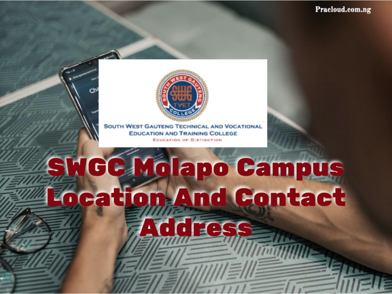 SWGC Molapo Campus Location And Contact Address