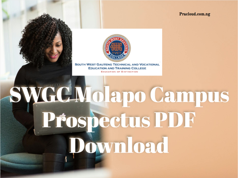 SWGC Molapo Campus Prospectus PDF Download
