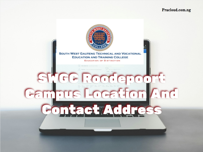 SWGC Roodepoort Campus Location And Contact Address