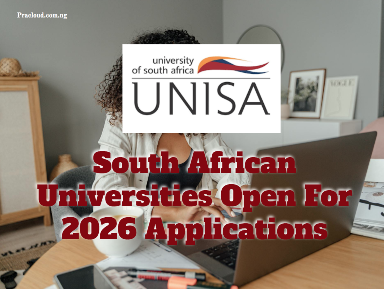 South African Universities Open For 2026 Applications