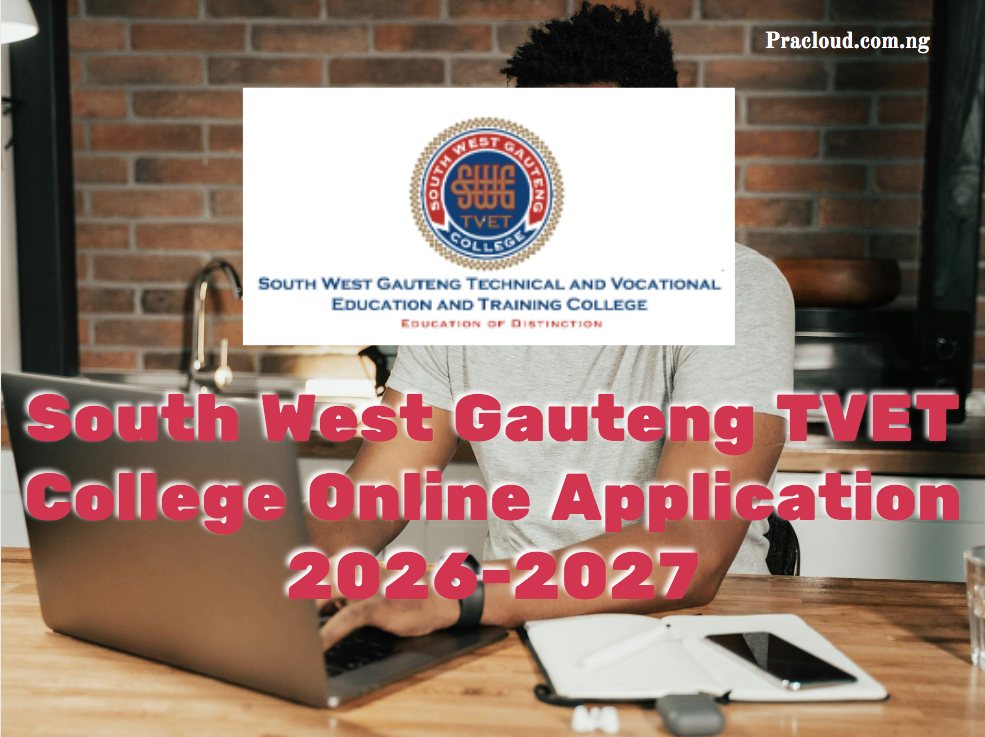 South West Gauteng TVET College Online Application 2026-2027