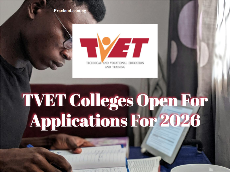 TVET Colleges Open For Applications For 2026