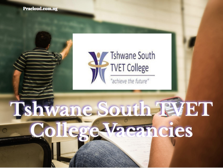 Tshwane South TVET College Vacancies