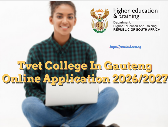 Tvet College In Gauteng Online Application 2026/2027